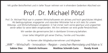 Anzeige von Michael Pötzl von MGO