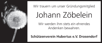 Anzeige von Johann Zöbelein von MGO
