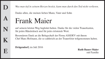 Anzeige von Frank Maier von MGO