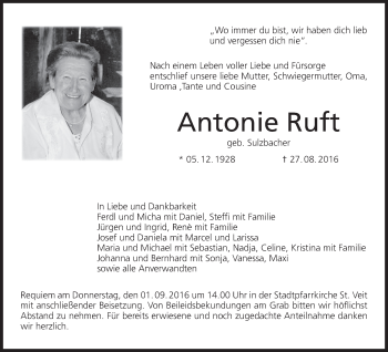 Anzeige von Antonie Ruft von MGO