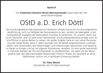 Anzeige von Erich Döttl von MGO