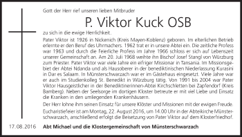 Anzeige von Viktor Kuck von MGO