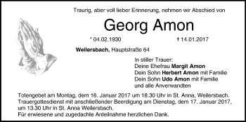 Anzeige von Georg Amon von MGO