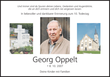 Anzeige von Georg Oppelt von MGO