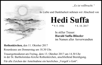 Anzeige von Hedi Suffa von MGO