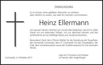 Anzeige von Heinz Ellermann von MGO