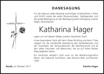 Anzeige von Katharina Hager von MGO