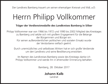 Anzeige von Philipp Vollkommer von MGO