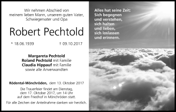Anzeige von Robert Pechtold von MGO