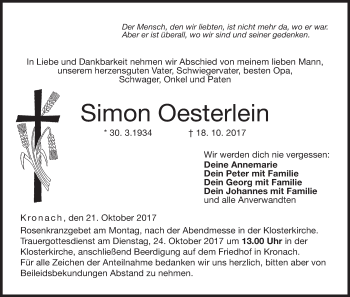 Anzeige von Simon Oesterlein von MGO