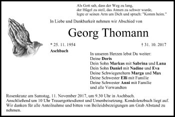 Anzeige von Georg Thomann von MGO