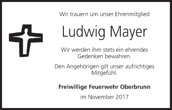 Anzeige von Ludwig Mayer von MGO