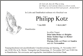 Anzeige von Philipp Kotz von MGO