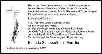 Anzeige von Robert Schuberth von MGO