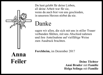 Anzeige von Anna Feiler von MGO