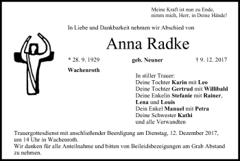 Anzeige von Anna Radke von MGO