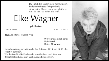 Anzeige von Elke Wagner von MGO