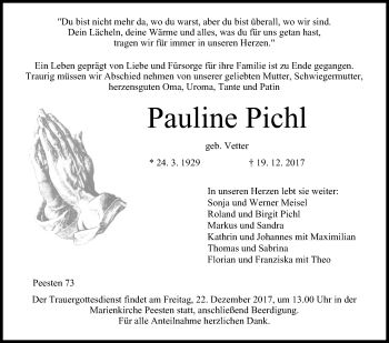 Anzeige von Pauline Pichl von MGO