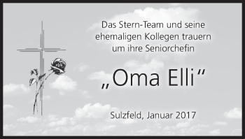 Anzeige von Oma Elli  von MGO