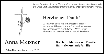 Anzeige von Anna Meixner von MGO
