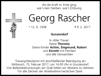 Anzeige von Georg Rascher von MGO