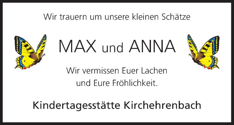  Traueranzeige für Max   vom 17.02.2017 aus MGO