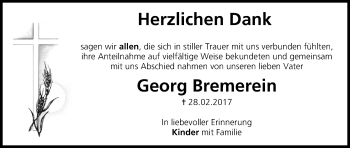 Anzeige von Georg Bremerein von MGO