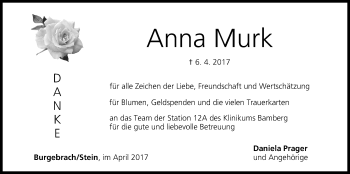 Anzeige von Anna Murk von MGO