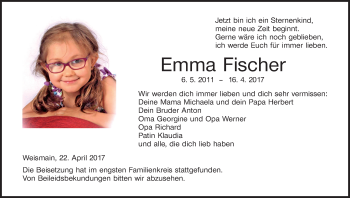 Anzeige von Emma Fischer von MGO