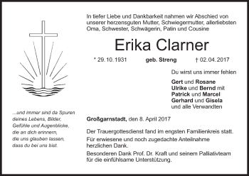 Anzeige von Erika Clarner von MGO