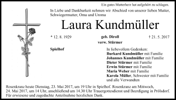 Anzeige von Laura Kundmüller von MGO