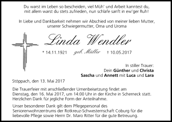 Anzeige von Linda Wendler von MGO