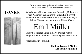 Anzeige von Emil Müller von MGO