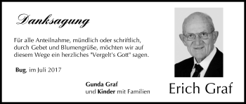 Anzeige von Erich Graf von MGO
