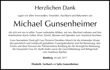 Anzeige von Michael Gunsenheimer von MGO