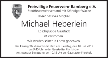 Anzeige von Michael Heberlein von MGO