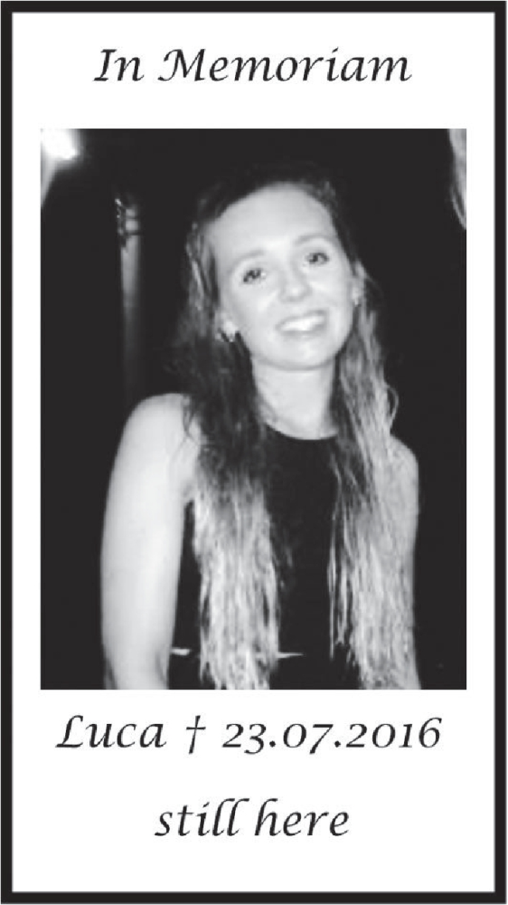  Traueranzeige für Luca  vom 22.07.2017 aus MGO