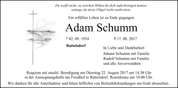 Anzeige von Adam Schumm von MGO