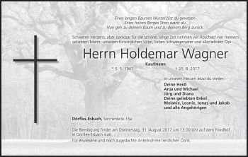 Anzeige von Holdemar Wagner von MGO