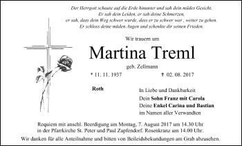 Anzeige von Martina Treml von MGO
