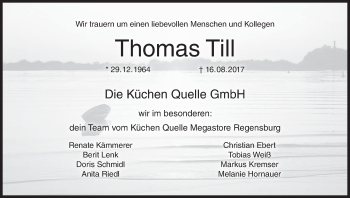 Anzeige von Thomas Till von MGO
