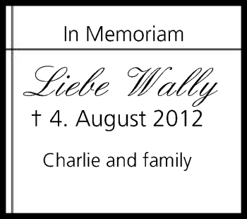 Anzeige von Wally  von MGO