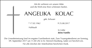 Anzeige von Angelika Kolac von MGO