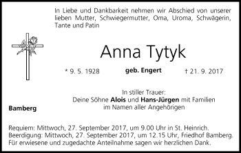 Anzeige von Anna Tytyk von MGO