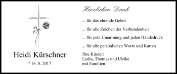 Anzeige von Heidi Kürschner von MGO