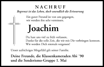 Anzeige von Joachim  von MGO