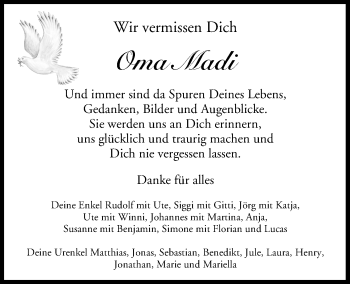 Anzeige von Oma Madi  von MGO