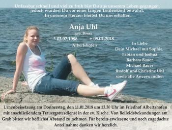 Anzeige von Anja Uhl von MGO