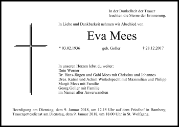 Anzeige von Eva Mees von MGO