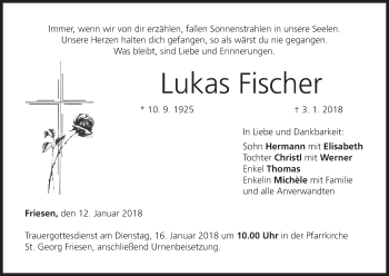 Anzeige von Lukas Fischer von MGO